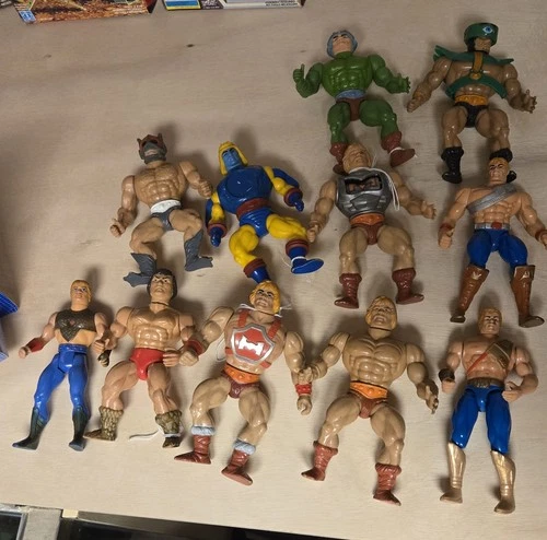 Vintage MOTU Lot He-man Figures Loose 1983 1984