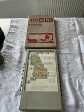 Vintage Auto Mapic Great Britain Mechanical Road Map Boxed 1950s 60s