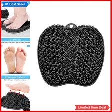 Shower Foot Scrubber Mat Large Non-Slip Suction Cups Silicone Bristles for
