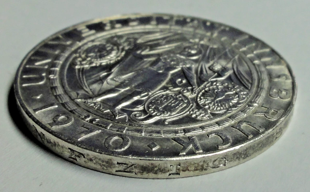 ÖSTERREICH 50 Schilling 1970 SILBER 900 Universität Innsbruck vz-st/xf-unz Kap.