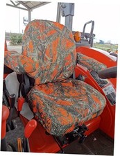Durafit Seat Covers, KU02 MC2 Orange KUBOTA Models M5040-60/M6040-60/M7040