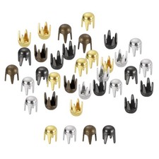 80Pcs Mixed Color 2mm Round Dome Rivets for DIY Leather Craft