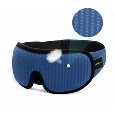 100 Blackout Travel 3D Eye Mask Sleep Soft Padded Shade Cover Relax Blindfold