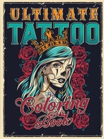 Ultimate Tattoo Coloring Book: Over 180 Coloring Pages For Adult Relaxation