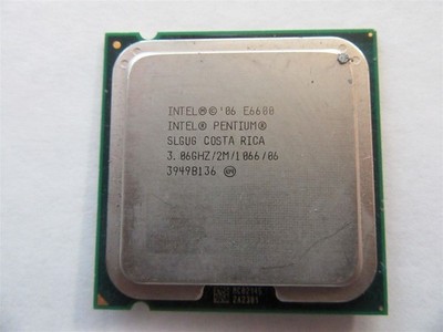   Pentium Dual-Core E6600 SLGUG LGA 775 3.06 GHz 1066 MHz CPU Processor #za