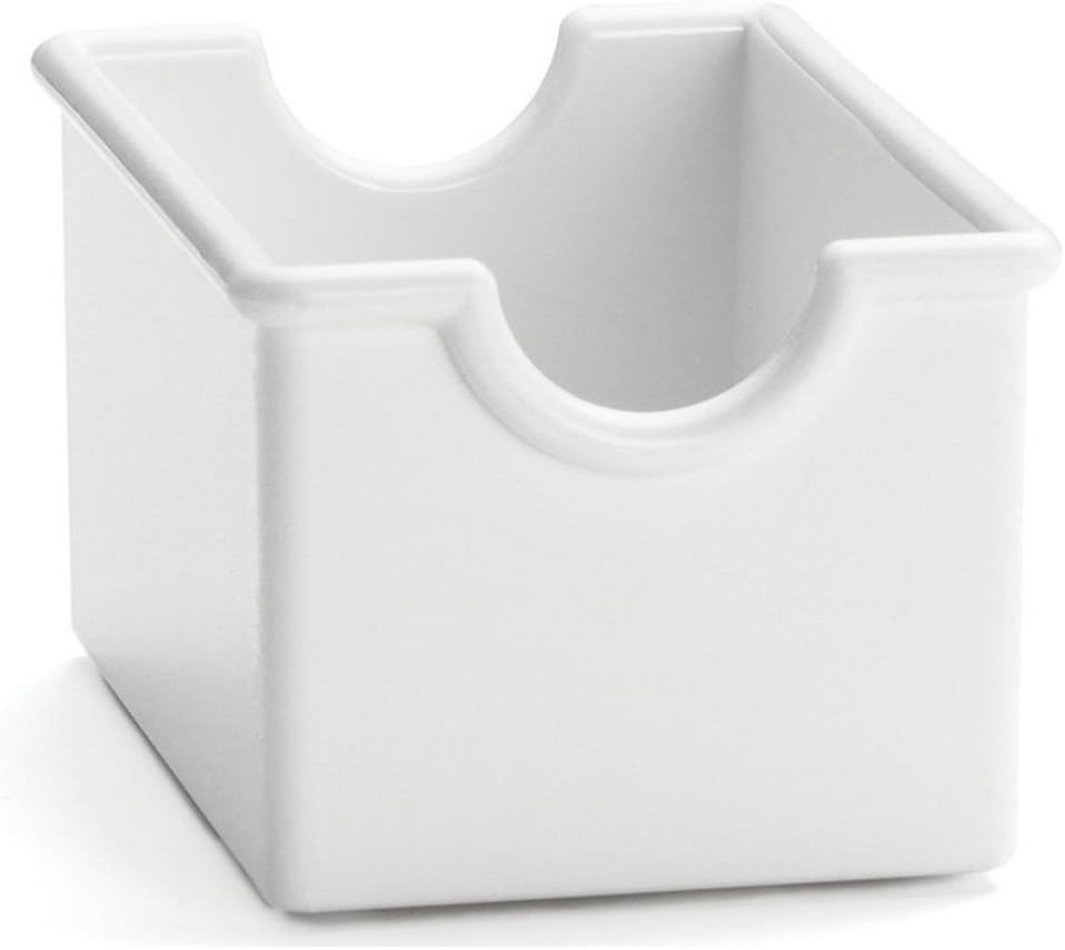 Contenitore Porta Bustine Bianco per Buffet e Colazioni - Cod.BR00640LU