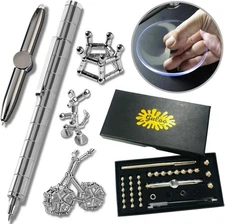 Magnetic Fidget Pen & LED Fidget Toys Pens for School Multifunctional Deformable