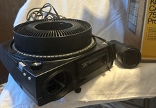 Kodak Carousel 750H Slide Projector Complete in Box Untested For Parts 