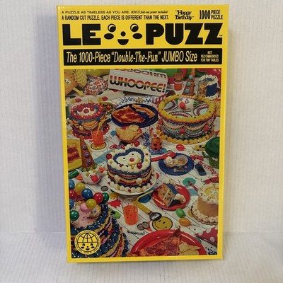 ''Happy Birthday'' 1000 Piece Puzzle Le Puzz, New Opened Box  Bonus Included