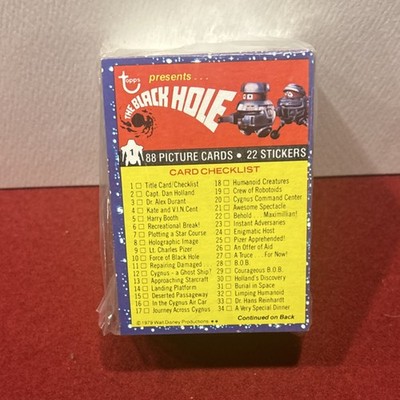 1979 Topps Disney The Black Hole Non-Sport Trading Card Set 88 Cards 