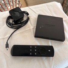 Amazon Fire TV Box 4K Streaming Media Player With Remote  Charger Model: DV83YW