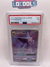 2017 Pokemon Espeon GX #140 Full Art Sun & Moon PSA 1 PR on eBay