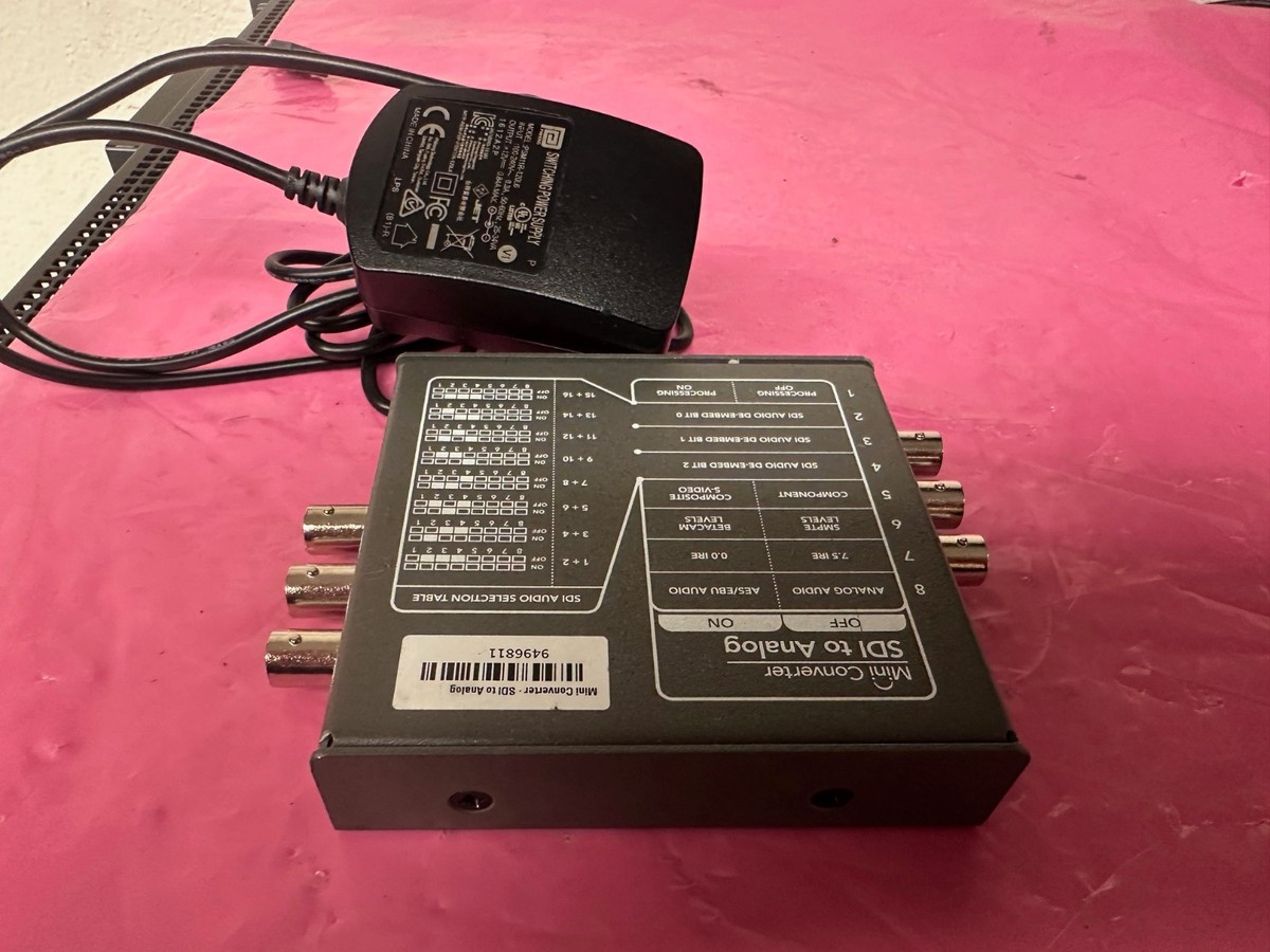 Blackmagic Design Mini Converter - SDI to Analog W/ Power Adapter