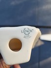 LENOX Small Porcelain Ivory Desktop Clock 4.5in/3.5in, Untested, Selling/decore — photo 2