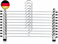 HosenbüGel Metall 40 Cm, RockbüGel, KleiderbüGel Hosen RöCke Platzsparend Mit 36