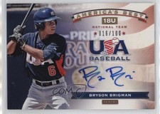 2013 Panini USA Baseball Box Set 16/100 Bryson Brigman #2 Auto 0a2