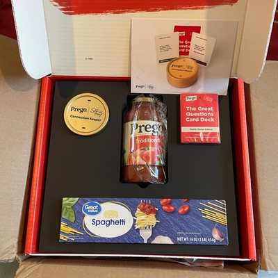 #ad Prego x StoryCorps Connection Keeper Meal Essentials Dinner Together In Hand $59.95