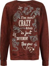 Alice In Wonderland Sweatshirt Damen I Am Not...