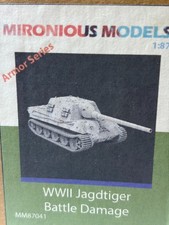 Roco mintanks German JAGDTIGER resin battle damaged   Lima35 original  1/87