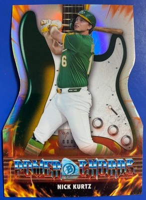 2026 Bowman Chrome Nick Kurtz #PC-6 Power Chords Insert