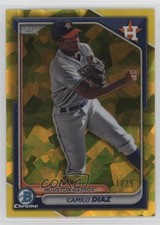 2024 Bowman Sapphire Edition Chrome Prospects Yellow 1/75 Camilo Diaz 9hx