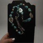 Julia's  Brand Tourquoise And Silver Necklace  14 Inches — photo 2