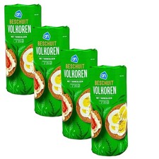 (23,20 EUR/kg) AH Beschuit Holländischer Vollkorn Zwieback 4x 140g