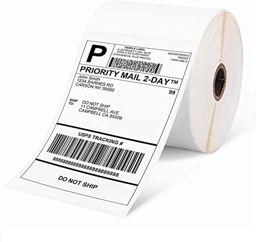 Étiquettes d'expédition 4 "x 6" anti-bavure pour colis lisibles sous la pluie