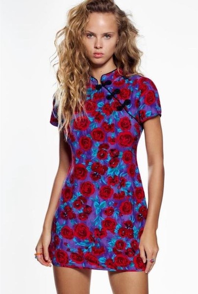 Women ZARA Dress Navy  M