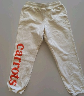 Carrots By Anwar Carrots Men's Wordmark Jogger Graphic Print Sweatpants Cream2XL