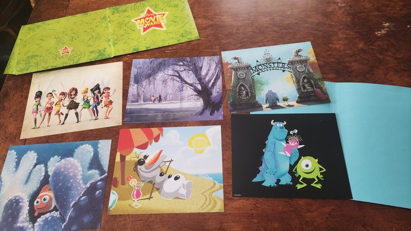 Disney Lithograph Collection 10x8 Set Of 6 Tinkerbell Frozen Monsters Nemo