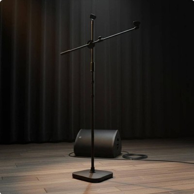 Boden Audio Aufnahmegerät Ständer Stabile Konstruktion Runde Basis Audio Aufnahme