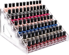 Nail Polish Organizer Acrylic Display Rack for Nail Polish Holder Sunglasses Org