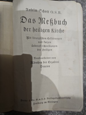 Lot De Livres De Prières Catholiques Anciens (1908-1936) - Missels Allemands Et Français - Illustrés