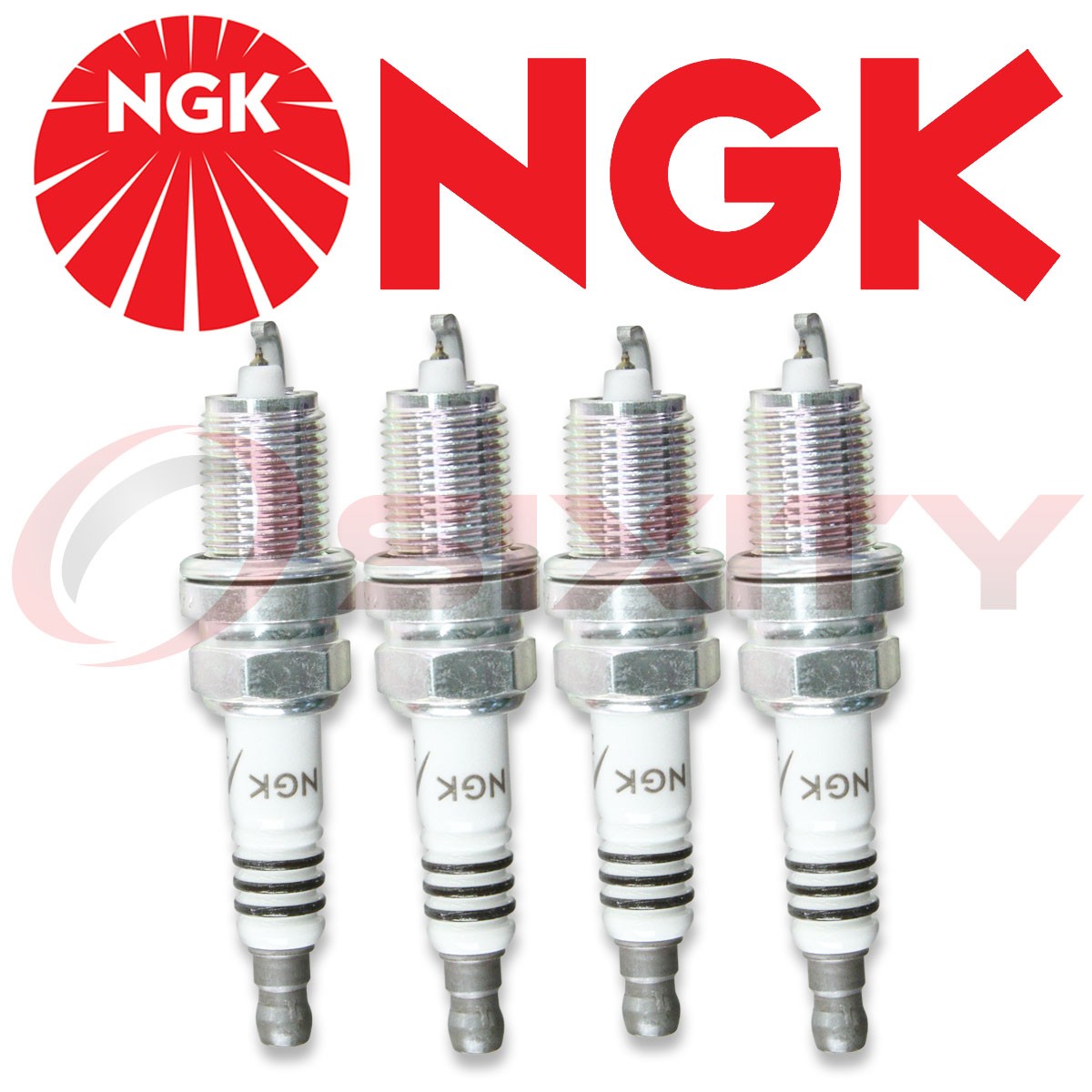 4-PCS NGK 2477 Spark Plug Iridium Power ZFR5FIX11