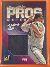 2018 Panini Donruss Adalberto Mejia Promising Pros Materials #PPM-AM Baseball