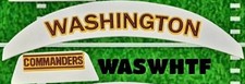 Washington Commanders 3D Front & Back SpeedFlex Bumpers