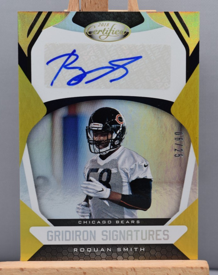 Roquan Smith Panini Certified Gridiron Signatures #GSRO Base