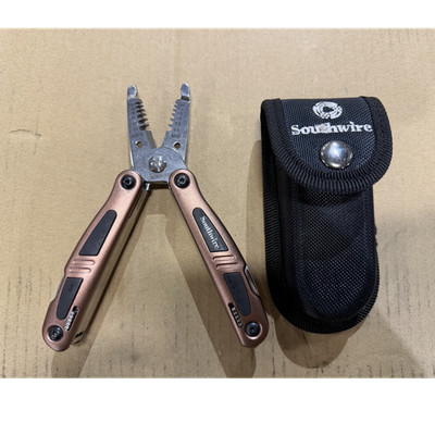 Southwire Multi-Tool Pliers Stainless Steel Copper Black Silver with Sheath