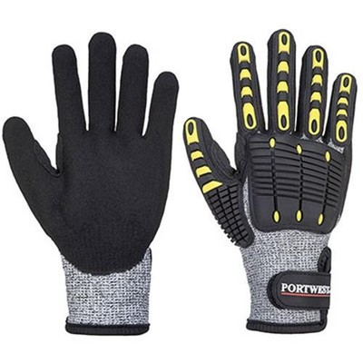 A722G8RXL Portwest Anti Impact Cut Resistant Glove Grey/Black X-Large NEW