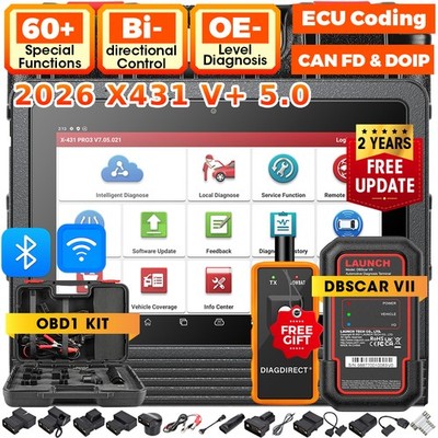 2026 LAUNCH X431 PRO3S+ V5.0 PRO Bidirectional Car Diagnostic Scanner Key Coding