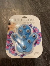 Fuzu Glove Massager Full Body Massage with 360° Rotating Roller Balls 