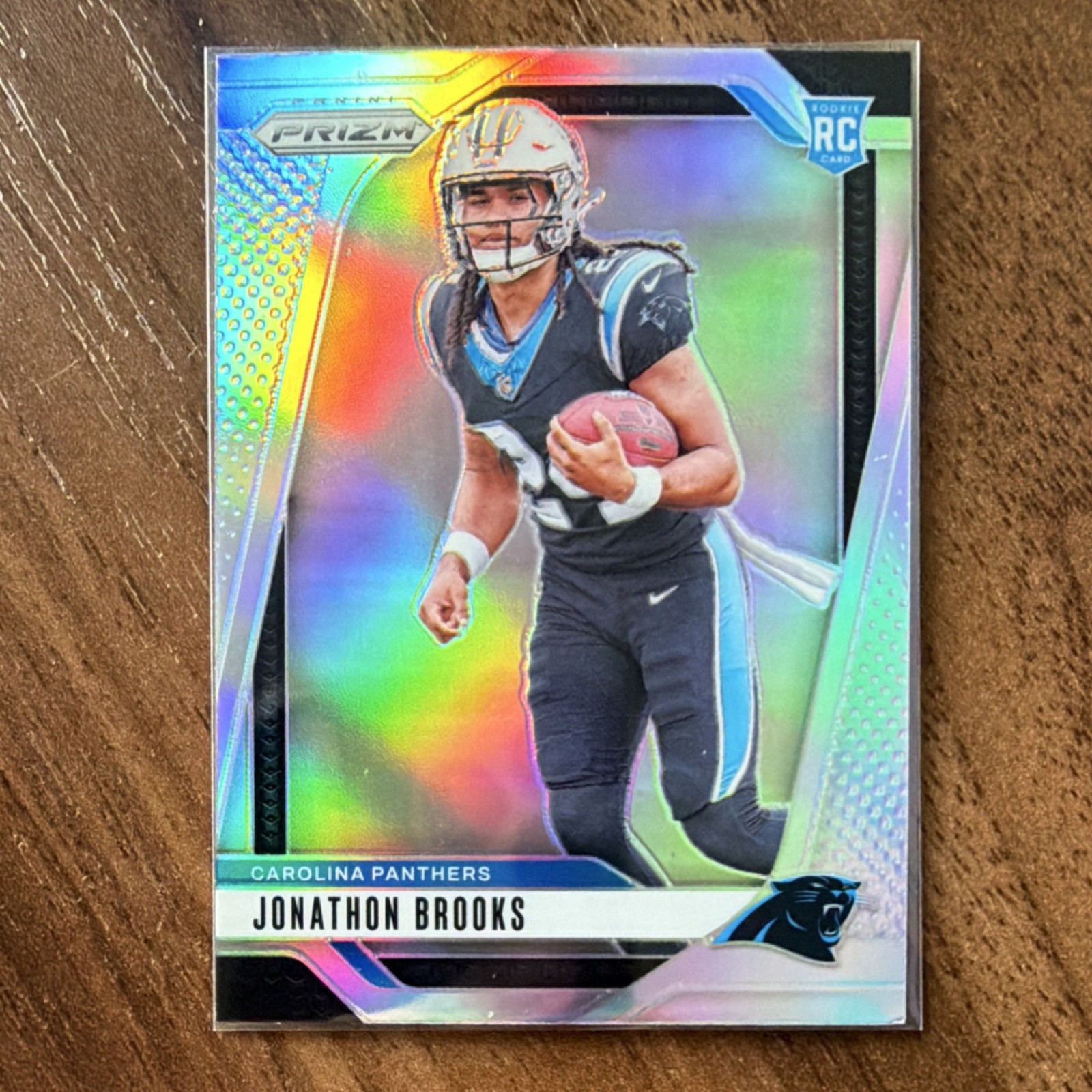 2024 Panini Prizm Football - Jonathon Brooks #357 RC - Silver Prizm - Panthers