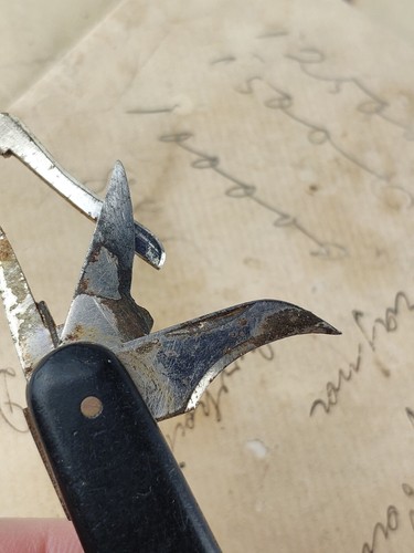 Vintage Rare Tourist Folding Pocket Knife Multitool 1950 For Part Or Restoration - Picture 5 of 24