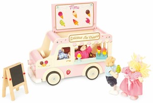 wooden ice cream truck toy