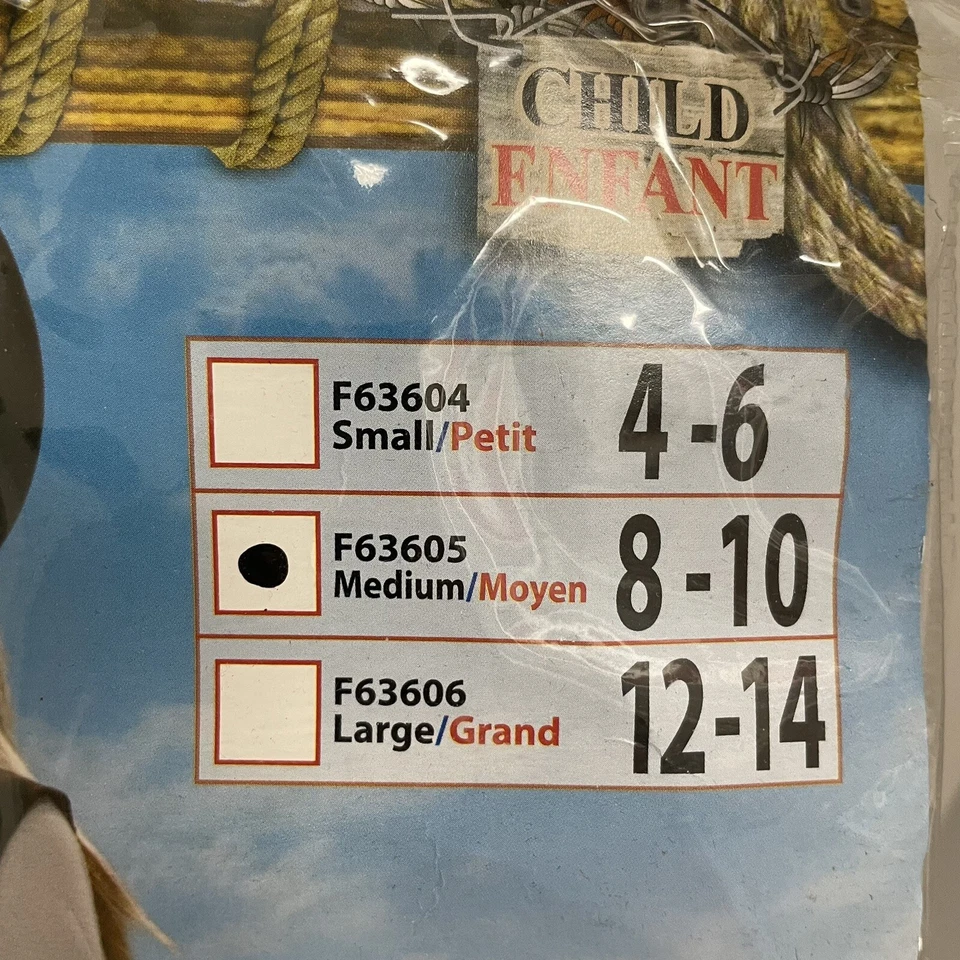 Disfraz de Vaquera Western Rodeo Niño Mediano 8-10 Halloween Dress-Up NUEVO Foto 4 de 4