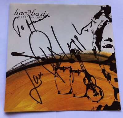 PETER CUPPLES bac2basix CD 2005 oz signed AUTOGRAPHED stylus AOR