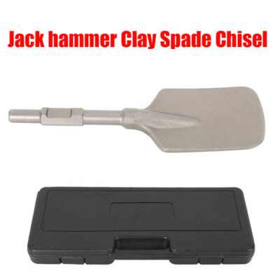 Jack Hammer Clay Spade Shovel Chisel Bit 1.18'' Hex Shank Demolition Hammer NEW