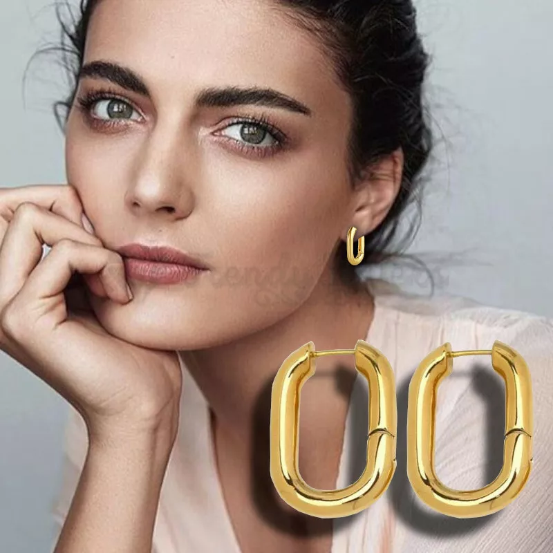 Gold sleeper outlet stud earrings