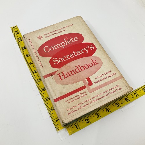 Complete Secretary's Handbook Lillian Doris Besse Miller Hardcover Book 1966 - Picture 23 of 23